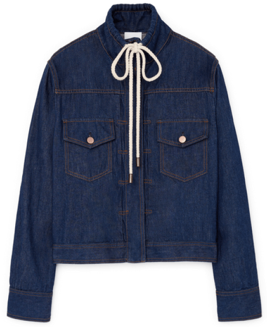 G. Label Diaz Utility Jean Jacket goop, $425