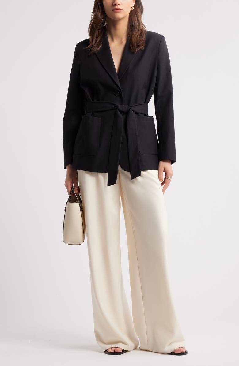 Single Breasted Belted Blazer
