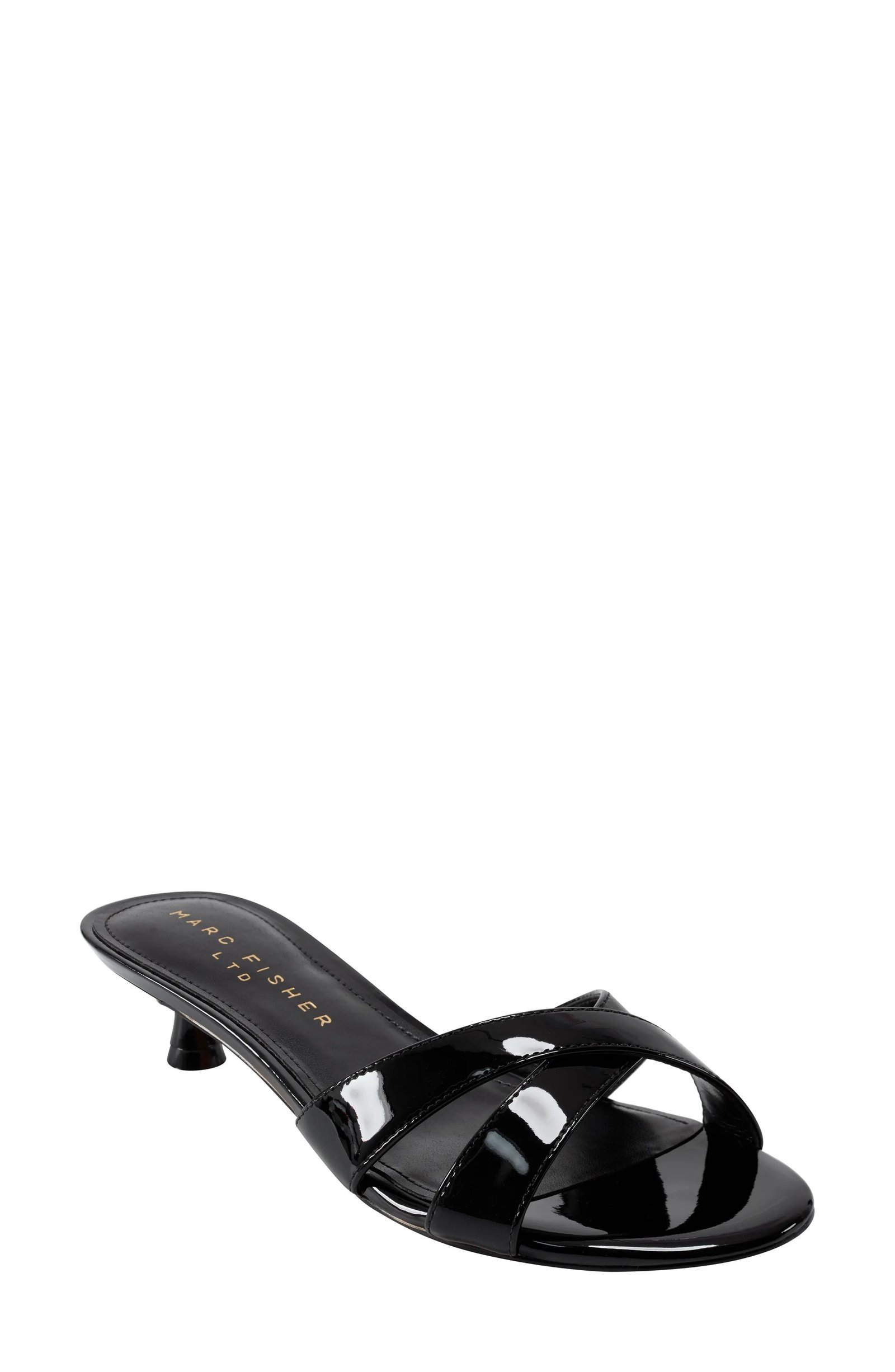 Marc Fisher LTD, Tracey Kitten Heel Slide Sandal