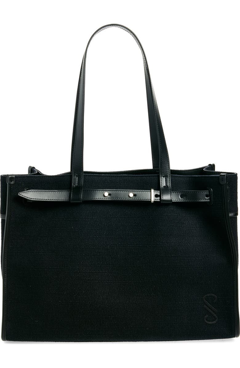 Belted Canvas Tote
