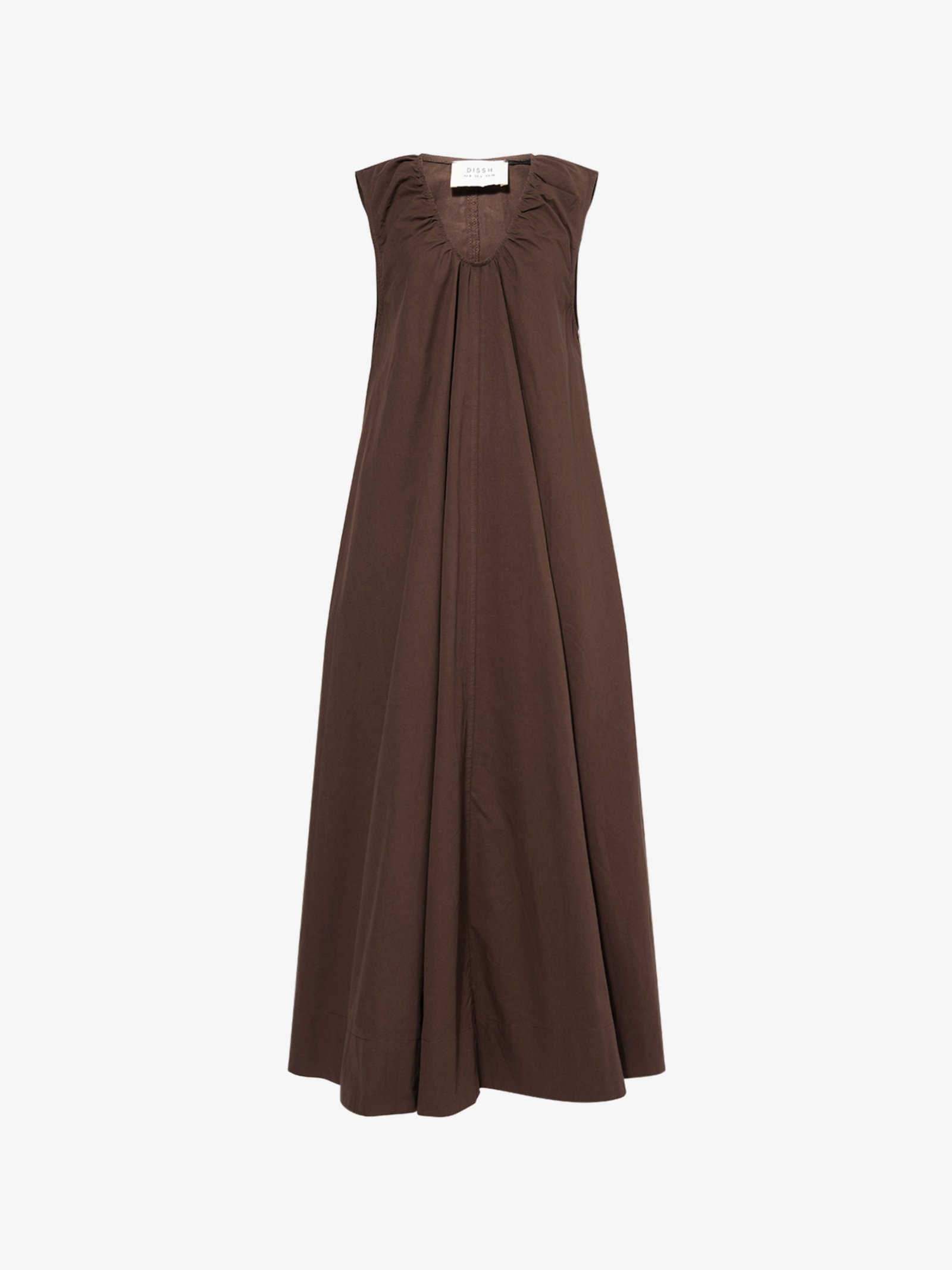 Gabby Flared Cotton-Poplin Midi Dress