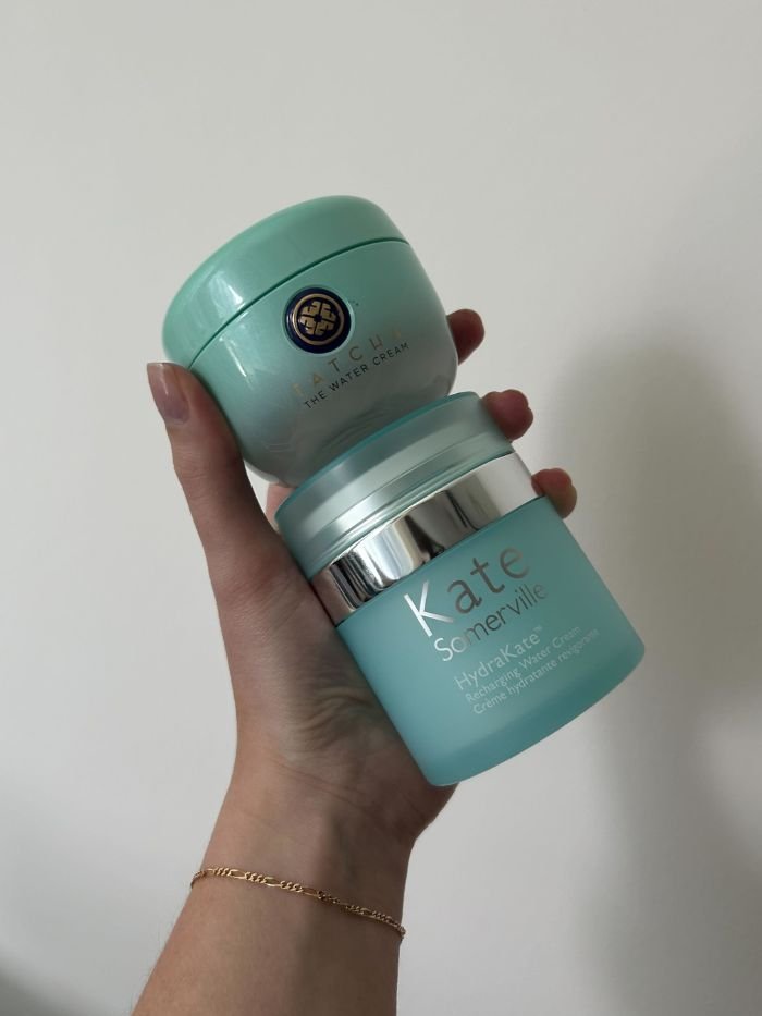 Junior beauty editor Grace Lindsay testing the best oil-free moisturisers