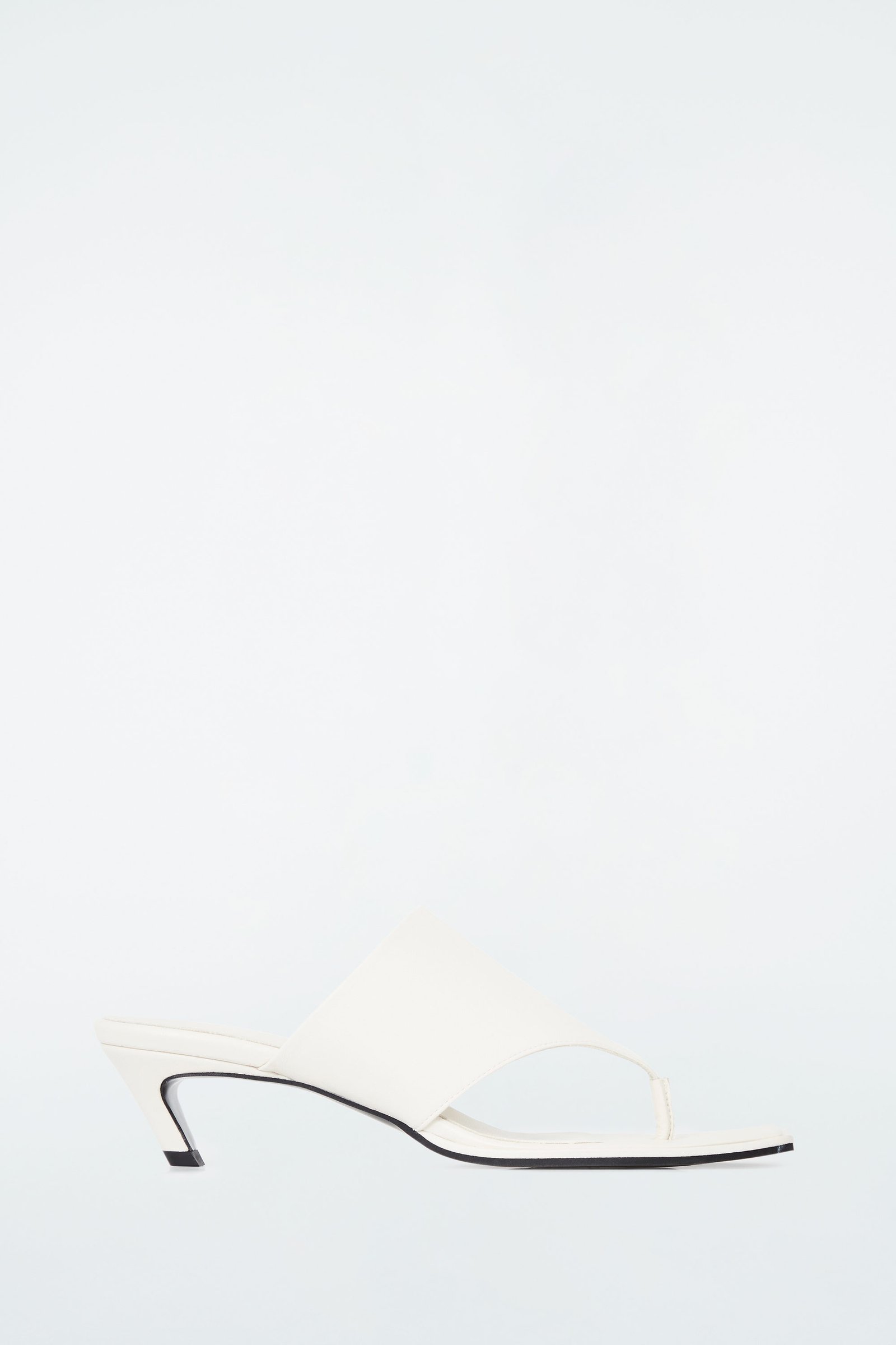 Toe-Post Heeled Sandals