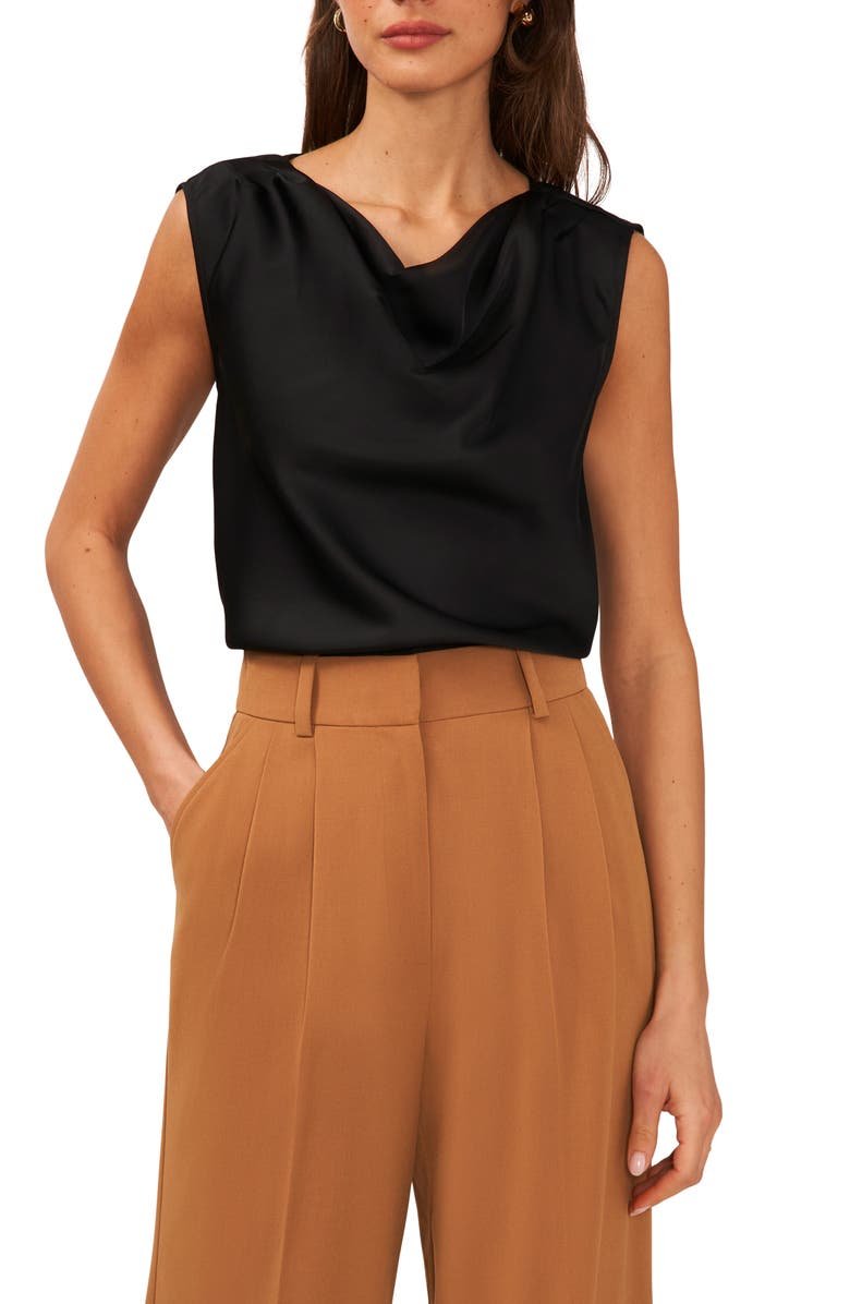 Cowl Neck Sleeveless Top