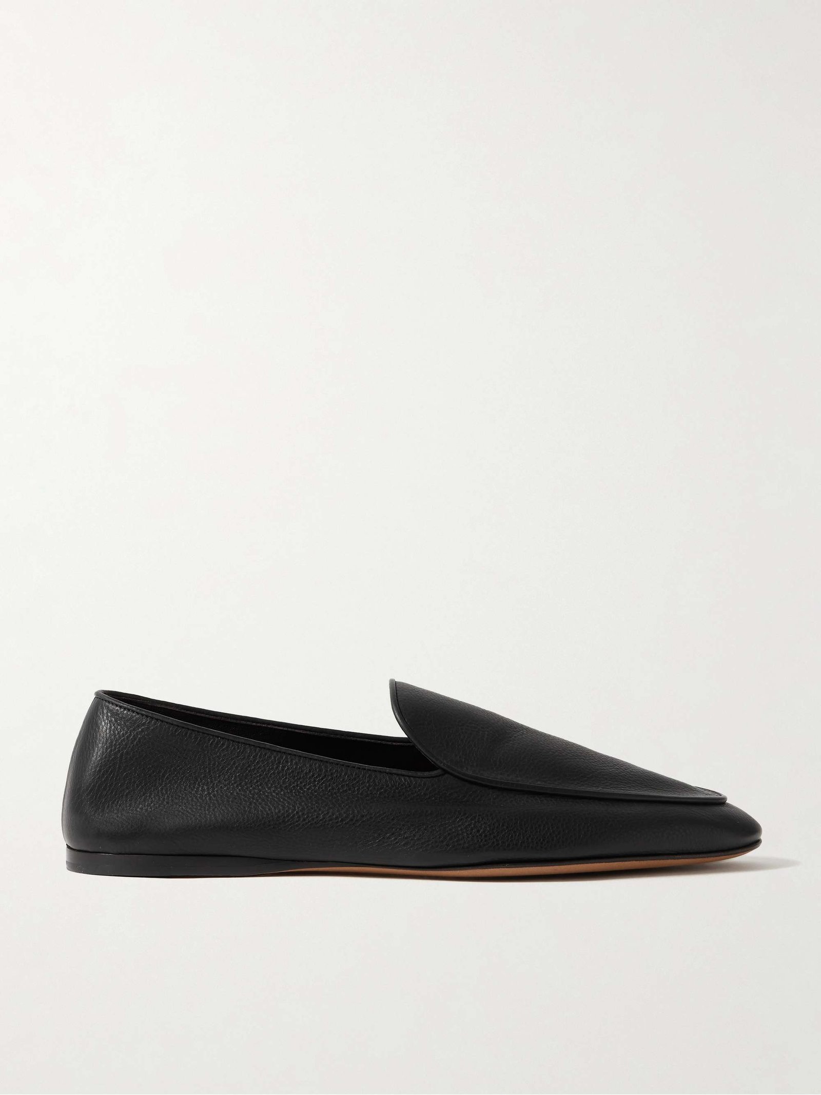 Hereditas Textured-Leather Loafers