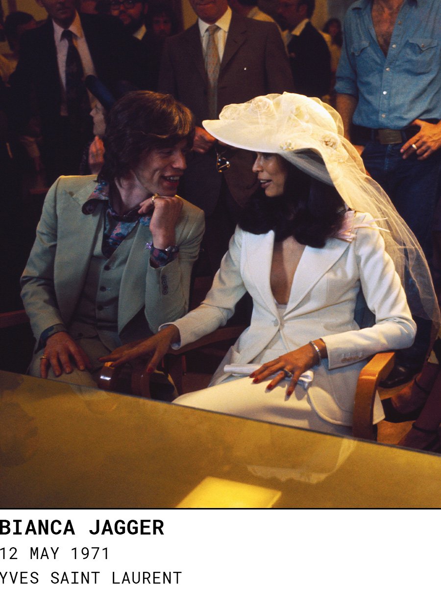 Bianca Jagger wedding.