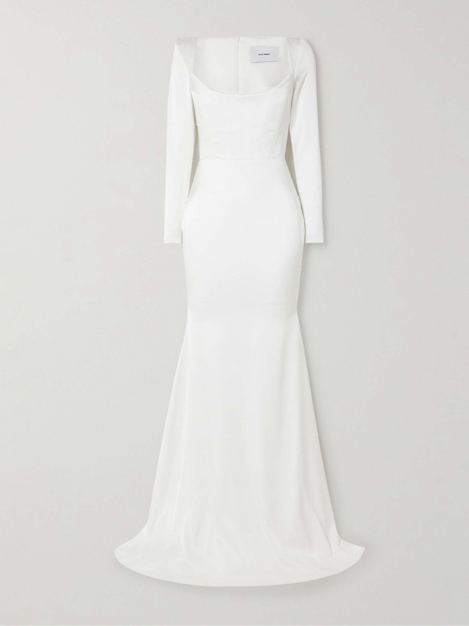 Satin-Crepe Gown