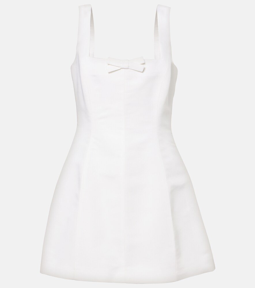 Corinne Silk Faille Minidress