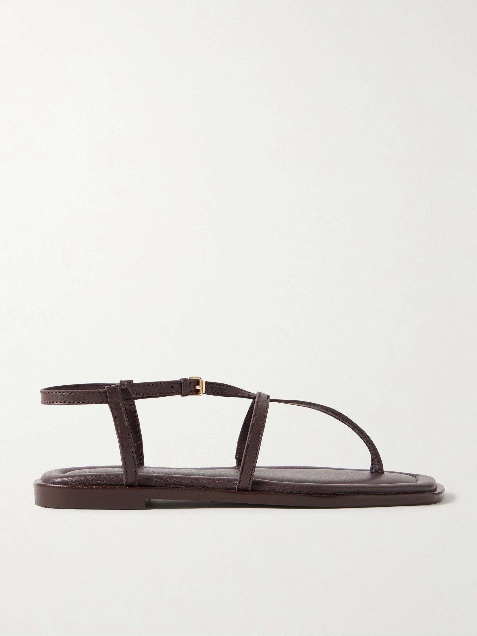 Remly Textured-Leather Sandals