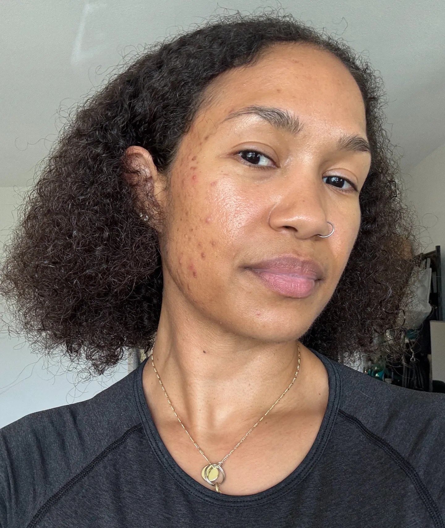 A beauty editor before trying Sonage's Refixion Sans Retinol Cream.