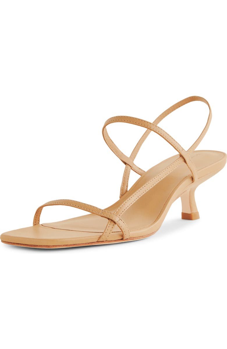 Serenity Bare Kitten Heel Sandal