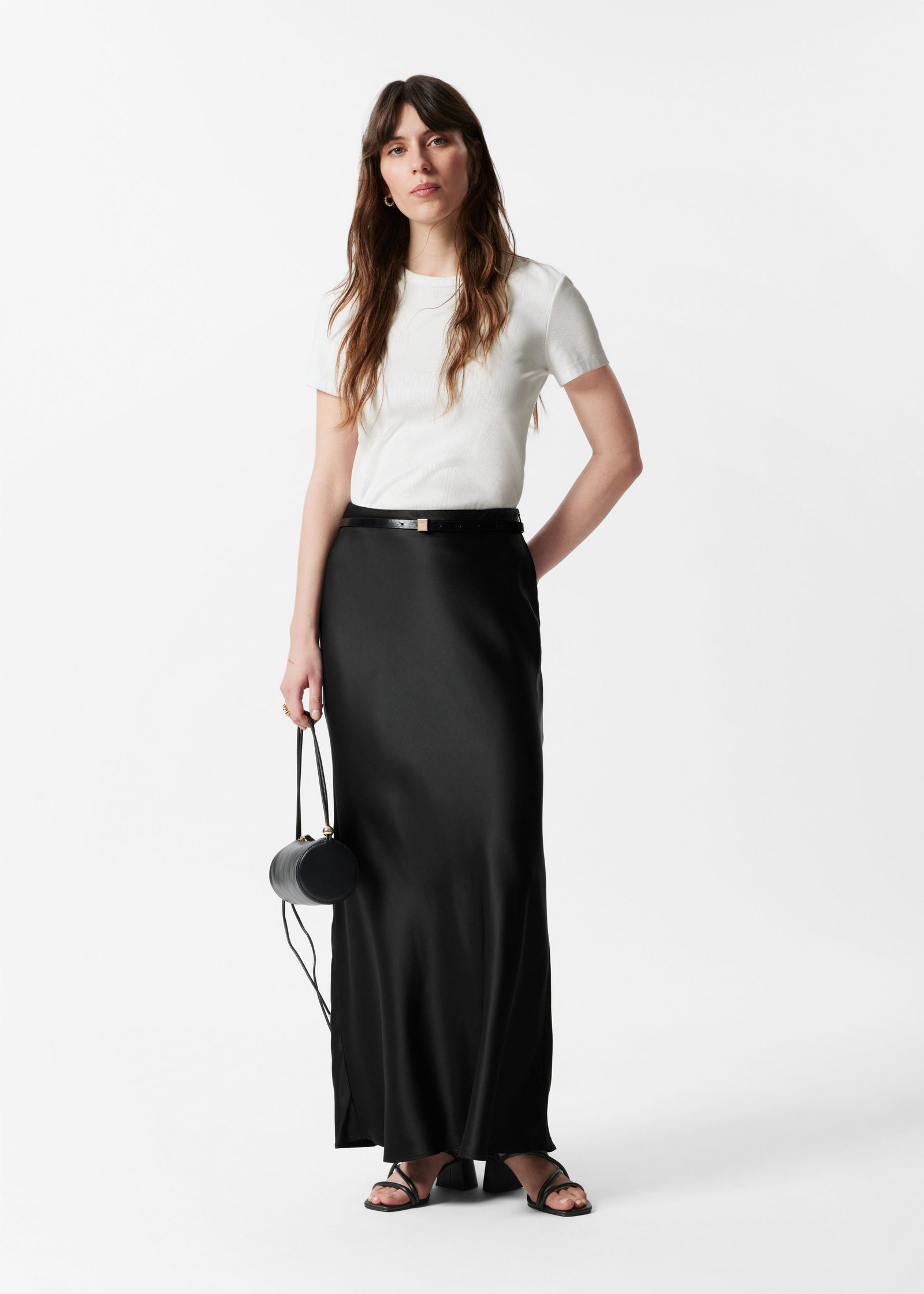 Satin Maxi Skirt
