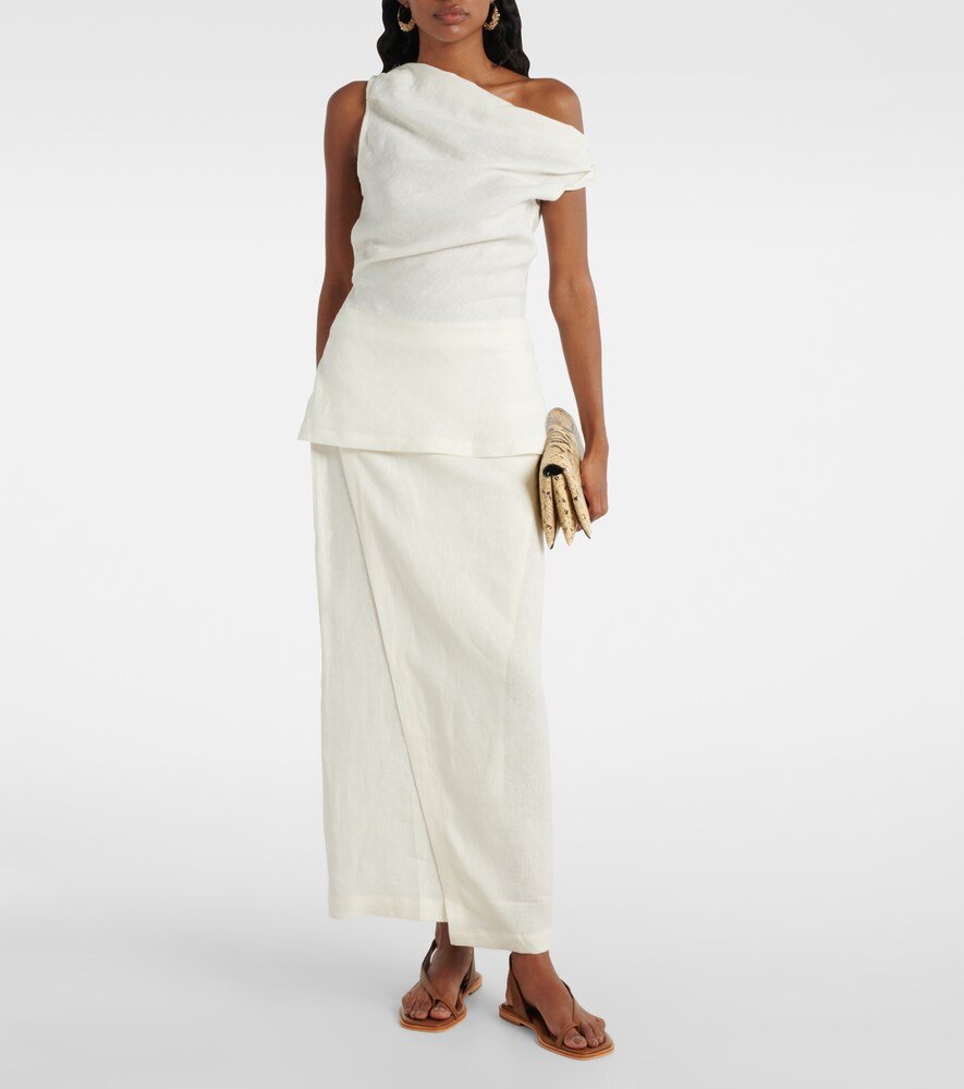 Suis Linen Maxi Skirt