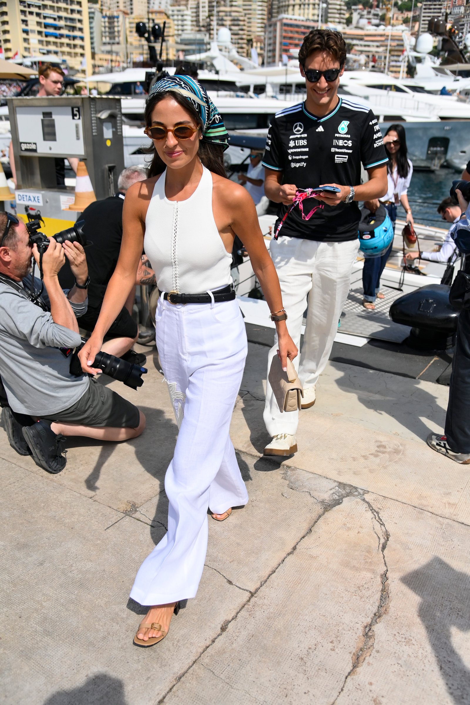 MONTE-CARLO, MONACO - MAY 24: Carmen Montero Mundt attends the F1 Grand Prix Of Monaco on May 24, 2025 in Monte-Carlo, Monaco.