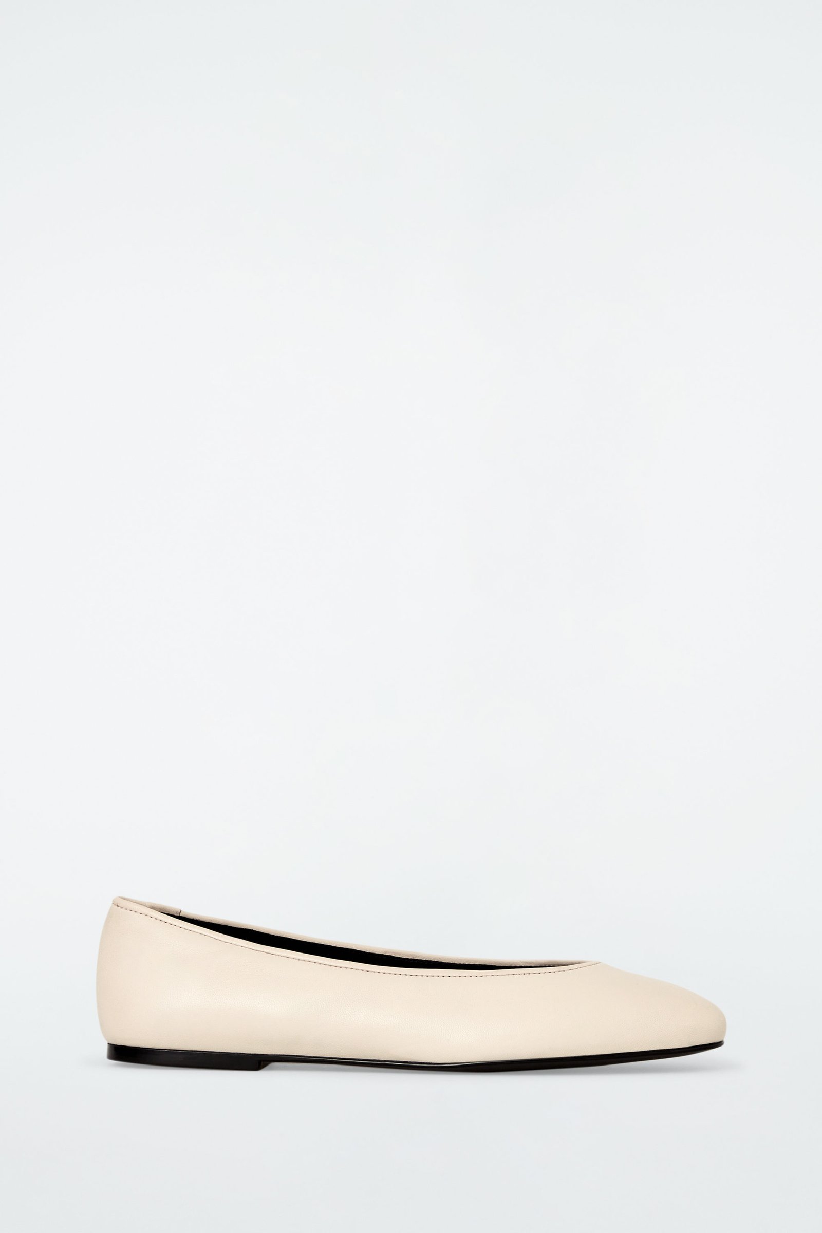 Leather Ballerina Flats