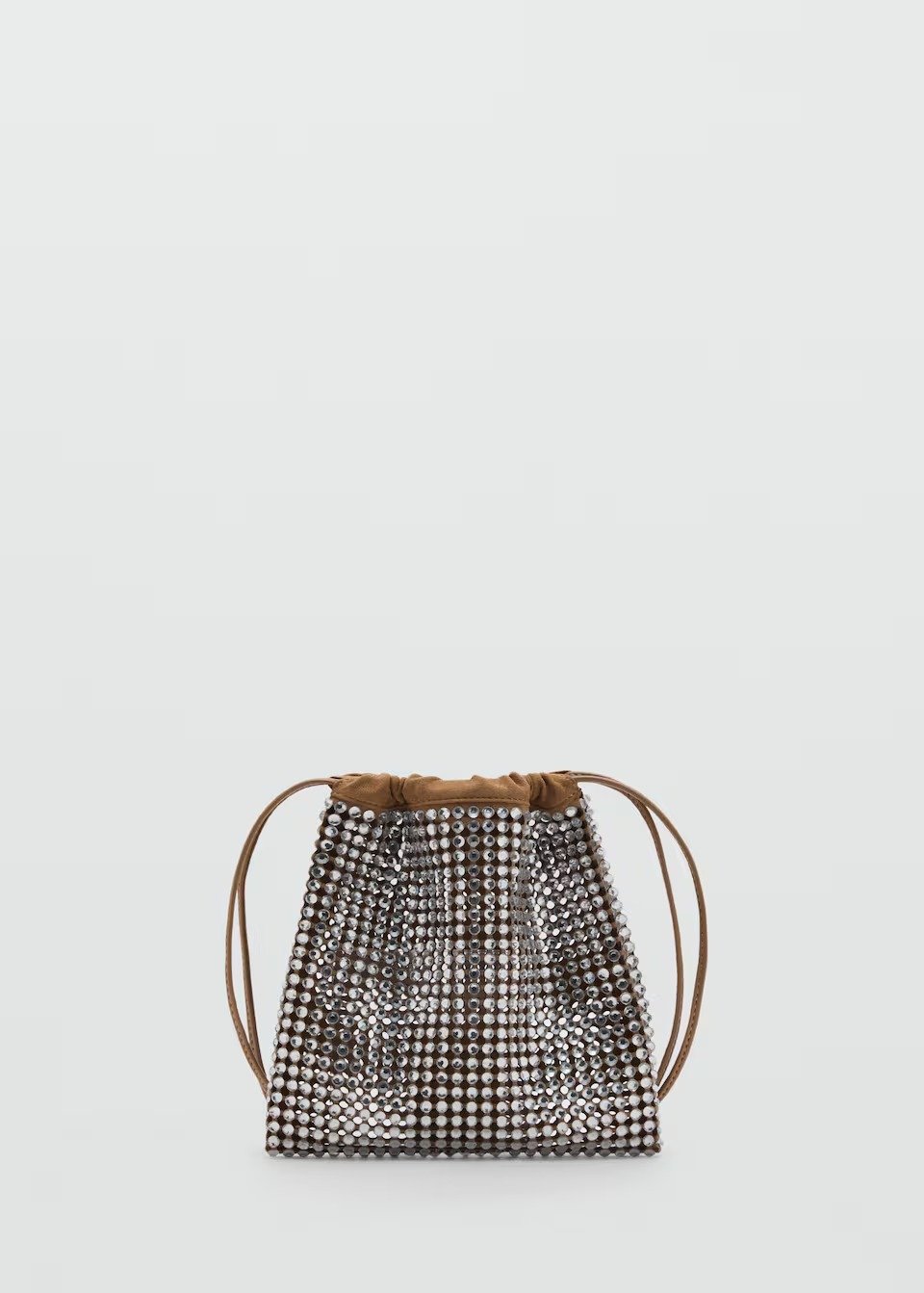 MANGO, Handbag With Rhinestone Decoration