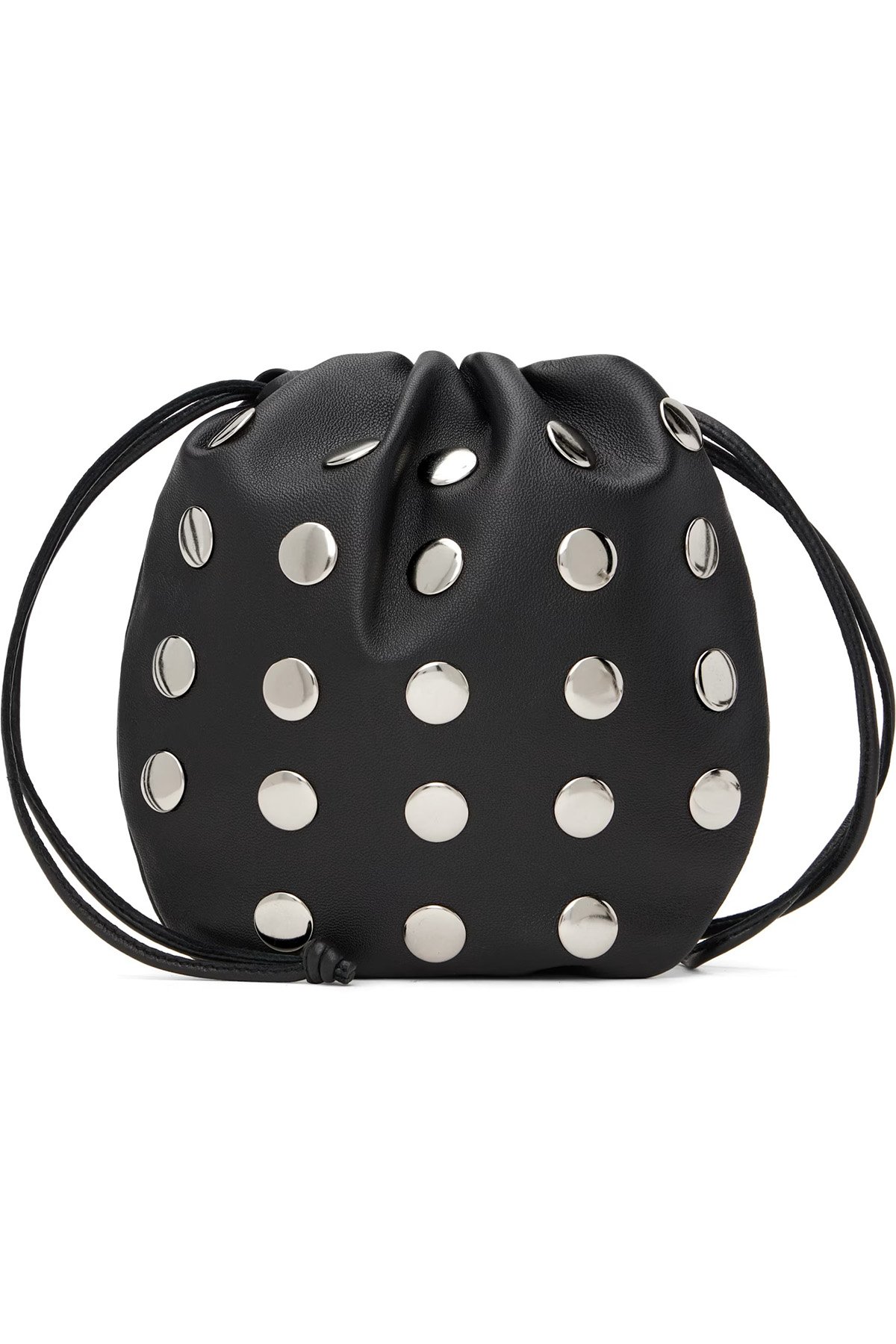 Black Jacinta Studded Pouch