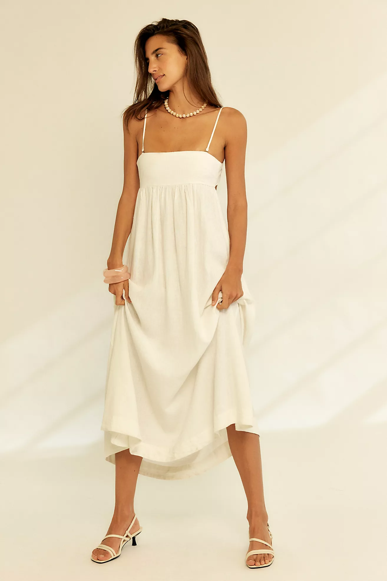 Halo Babydoll Midi Dress