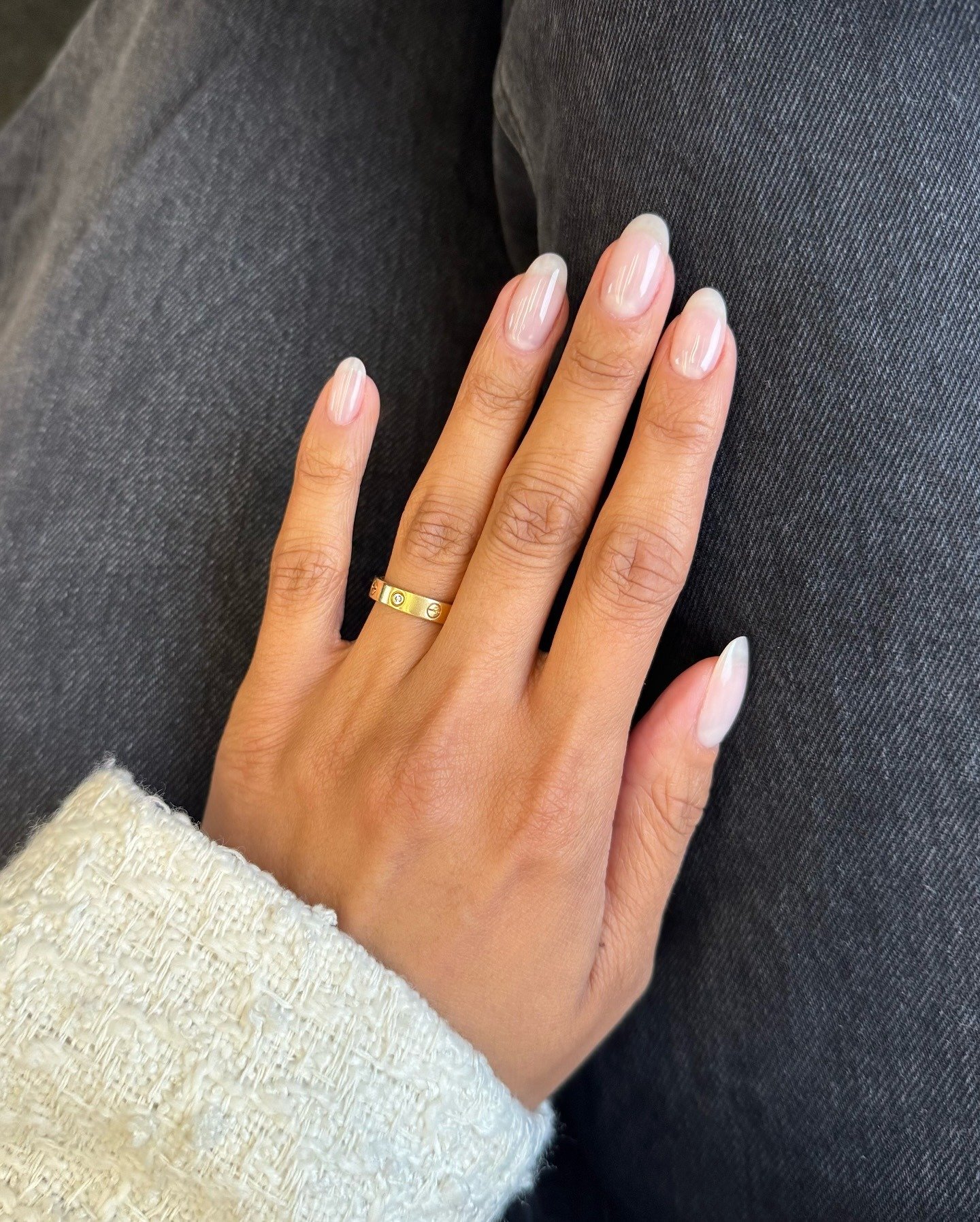 OPI Bare my soul and Put it in neutral nails