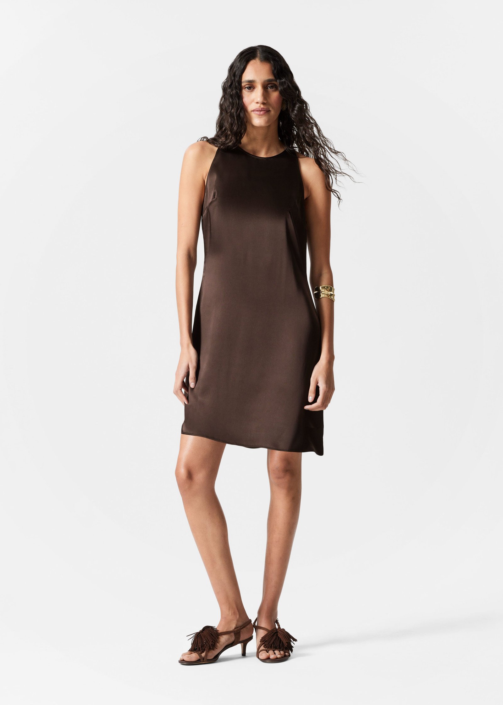 Satin Mini Dress