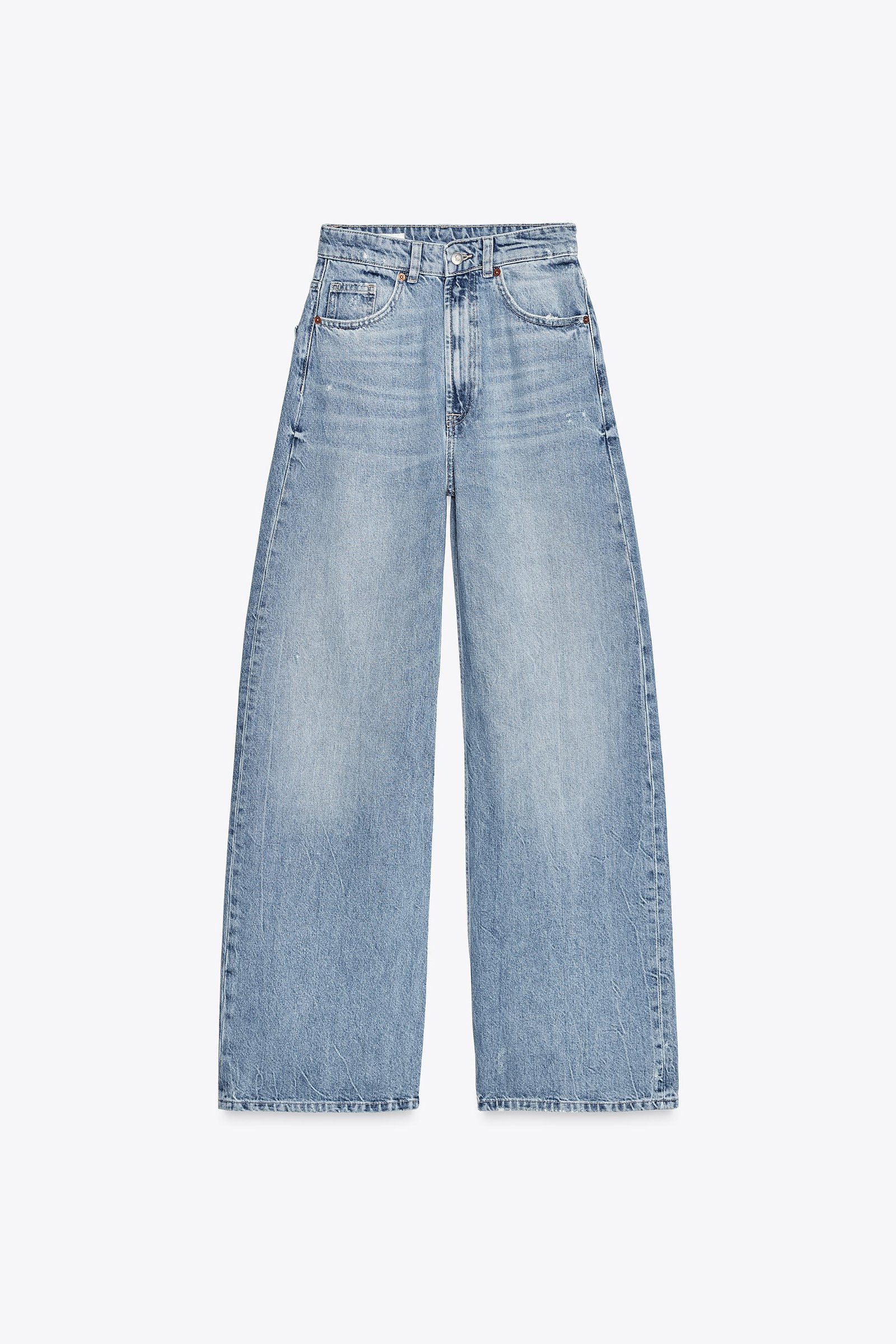 Trf Extra Wide-Leg High-Waist Jeans