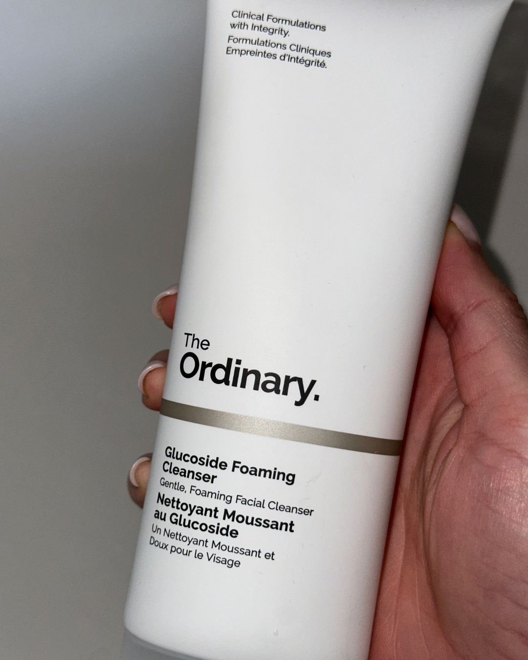 The Ordinary foaming cleanser