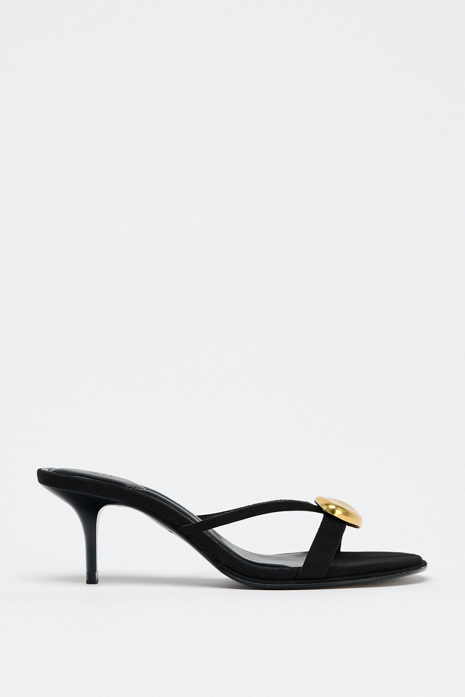 Sandals With Metallic Detail