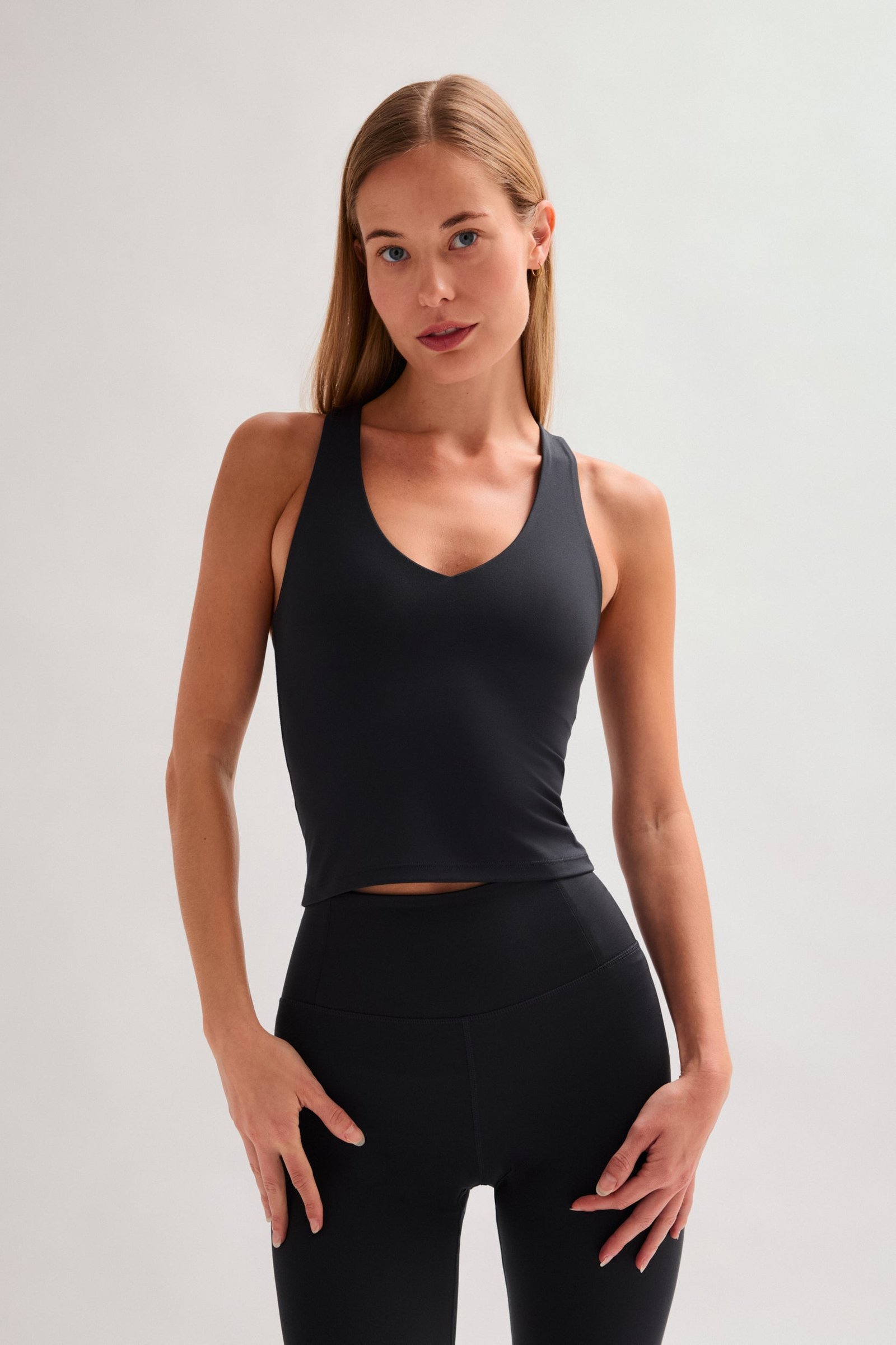 Black Zoe Superstretch Tank