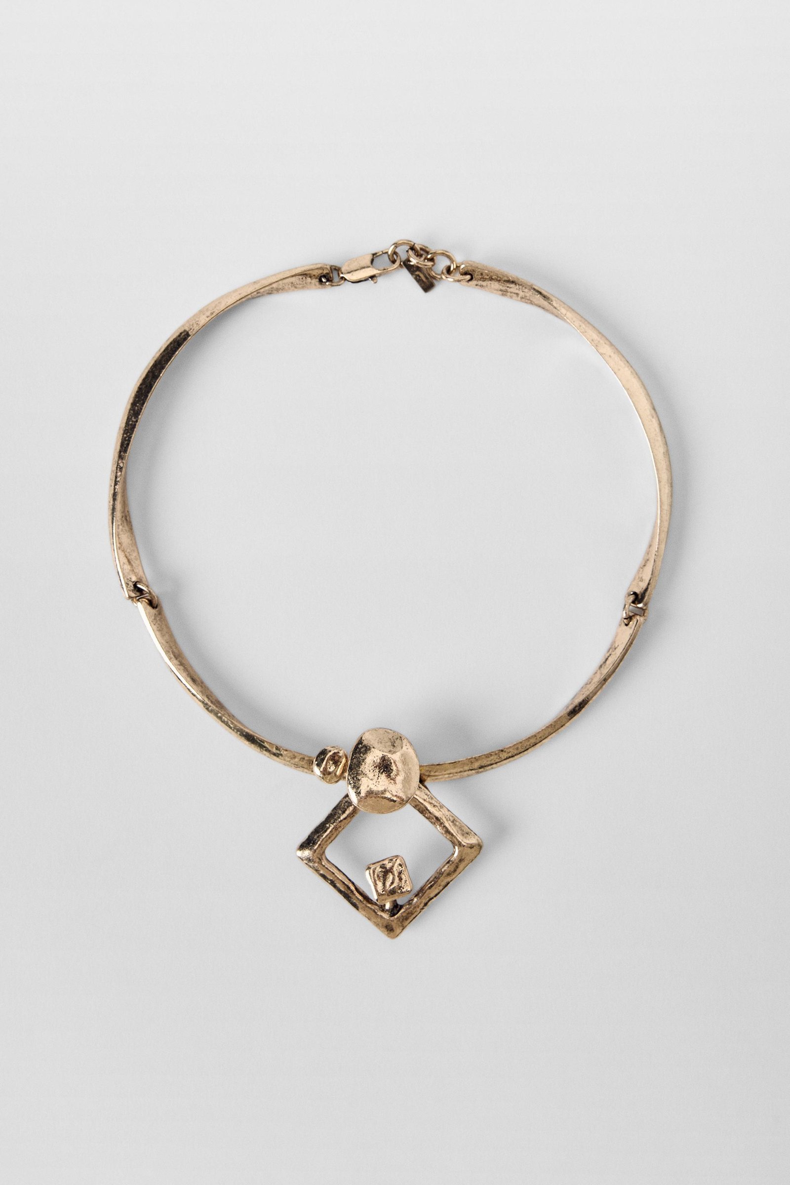 Articulated Metal Piece Necklace Kate Moss X Zara