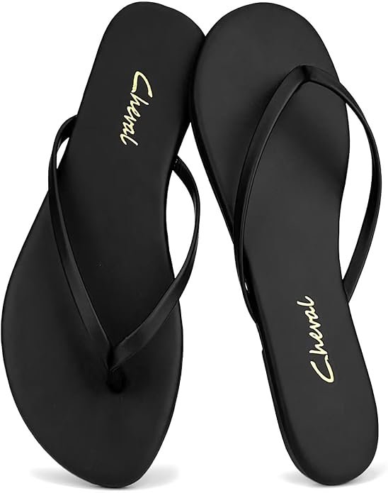 Cheval, Flat Leather Flip Flops for Women, Comfortable Dressy Thong Sandals 2025 Summer and Spring Vacation Essentials, Chanclas Para Mujer