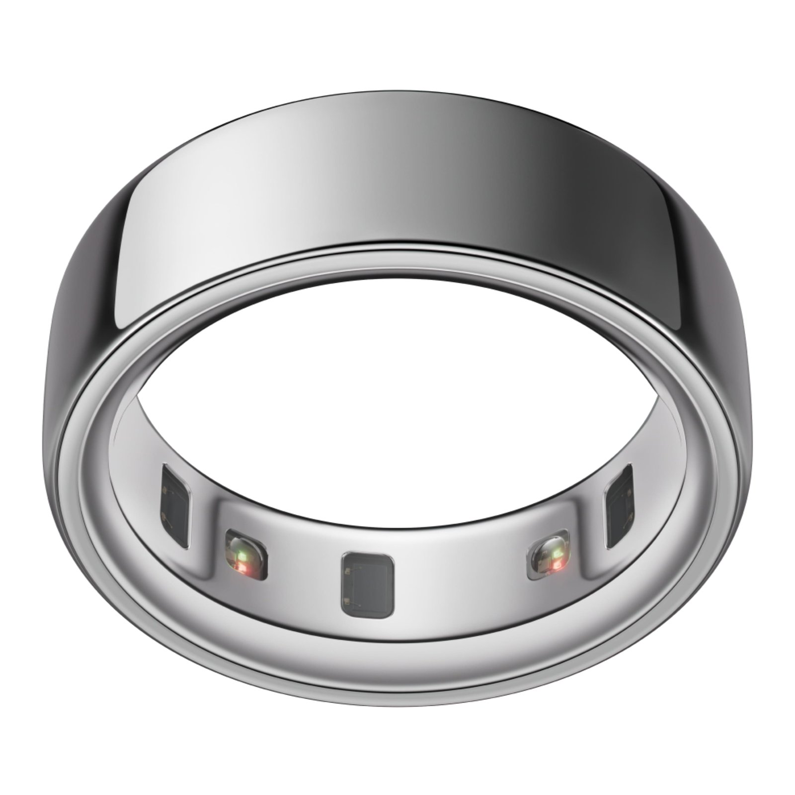 Oura Ring 4 - Smart Ring - Size Before You Buy With Oura Ring 4 Sizing Kit - Size 7 - Silver