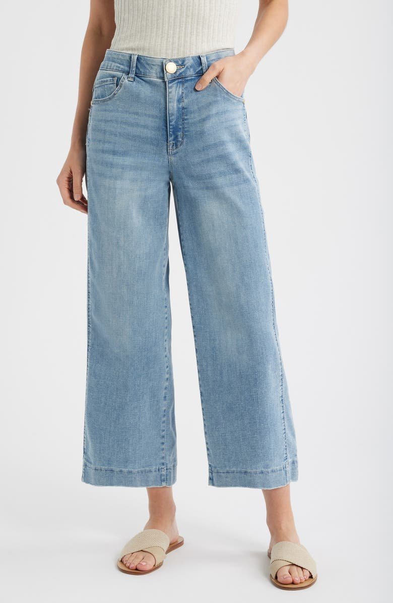 Skyrise Crop Wide Leg Jeans