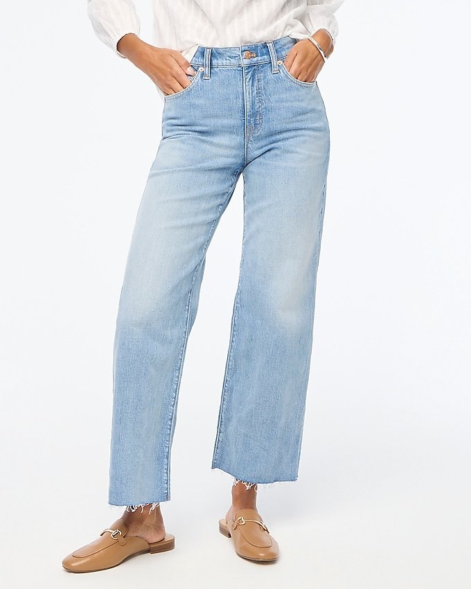 Wide-Leg Cropped Jean in All-Day Stretch