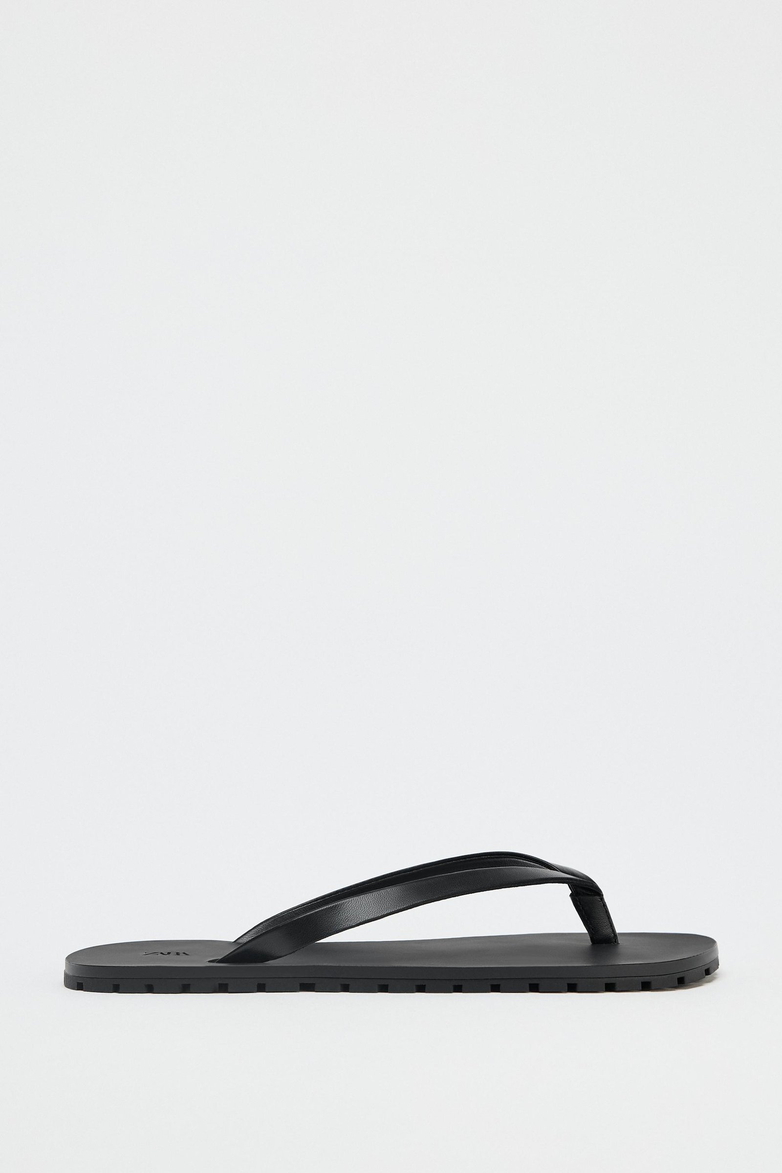 Leather Sandals With Rubber Sole