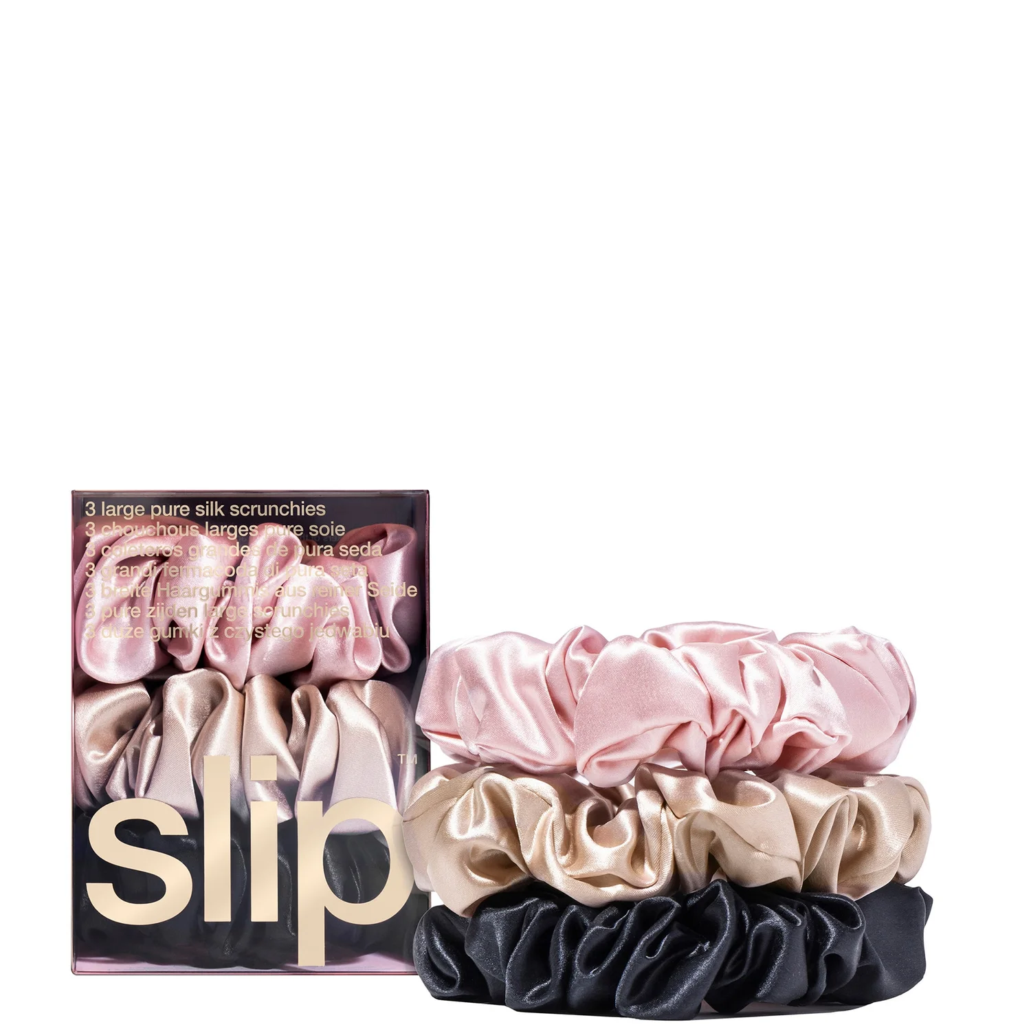 Slip Silk Large Scrunchies (various Colours)