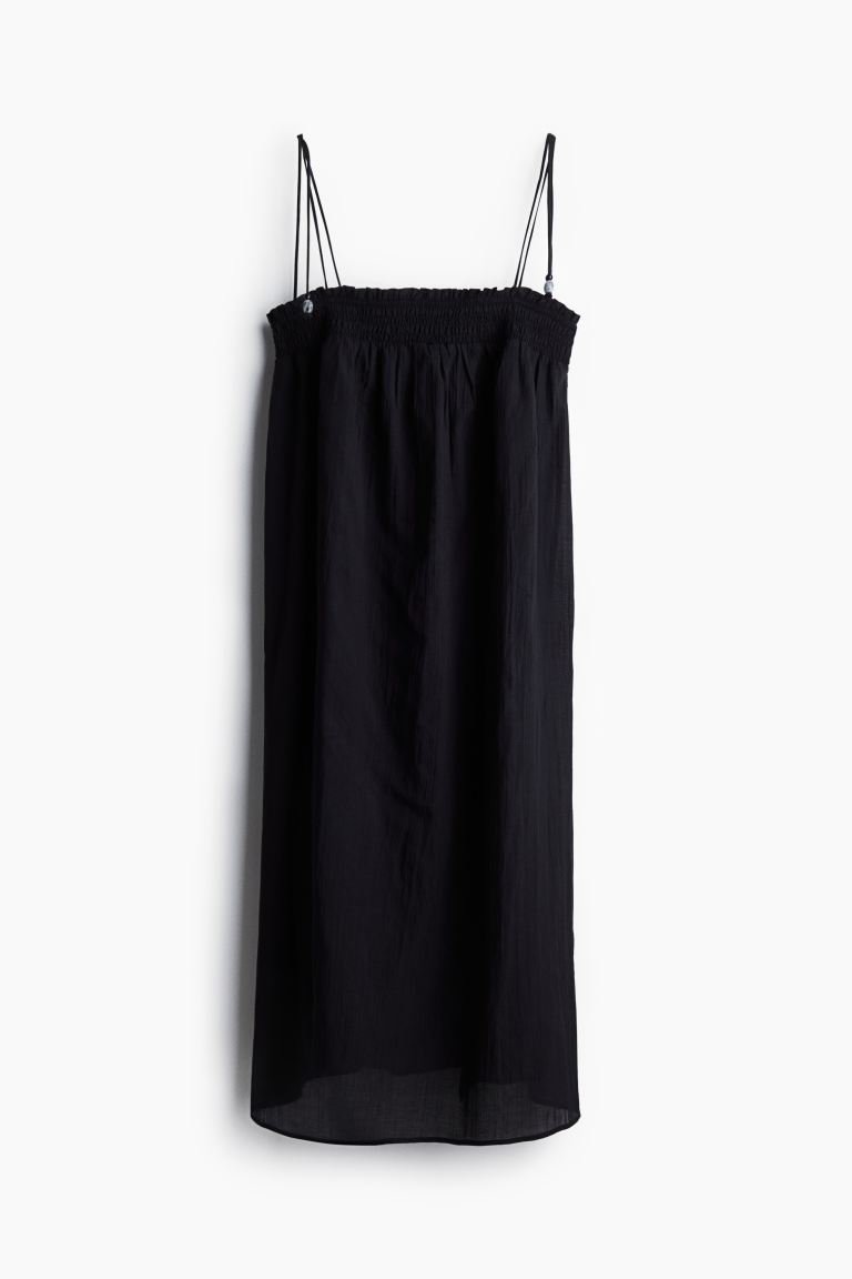 Tie-Shoulder-Strap Beach Dress