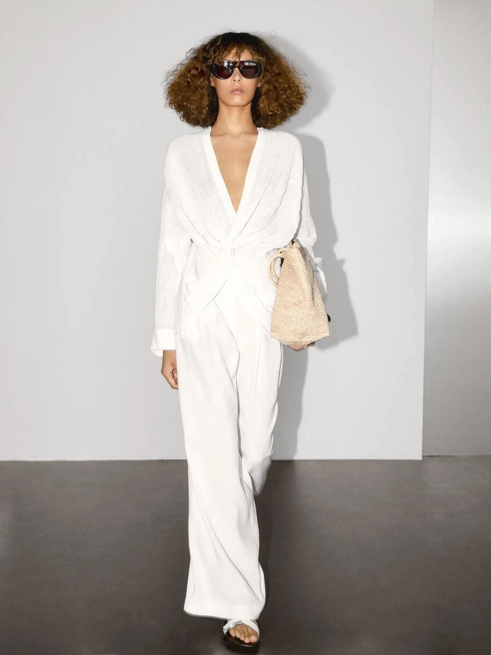 Textured Shirt With Knot Detail