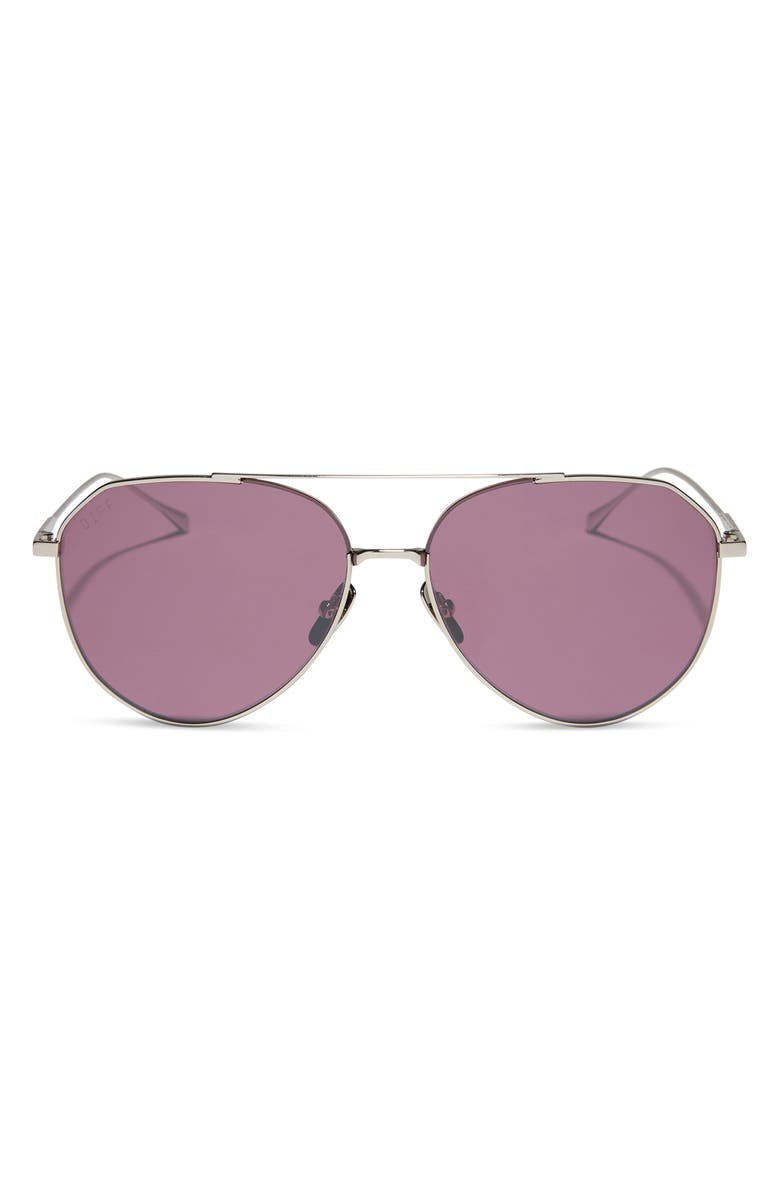 Dash 61mm Polarized Aviator Sunglasses