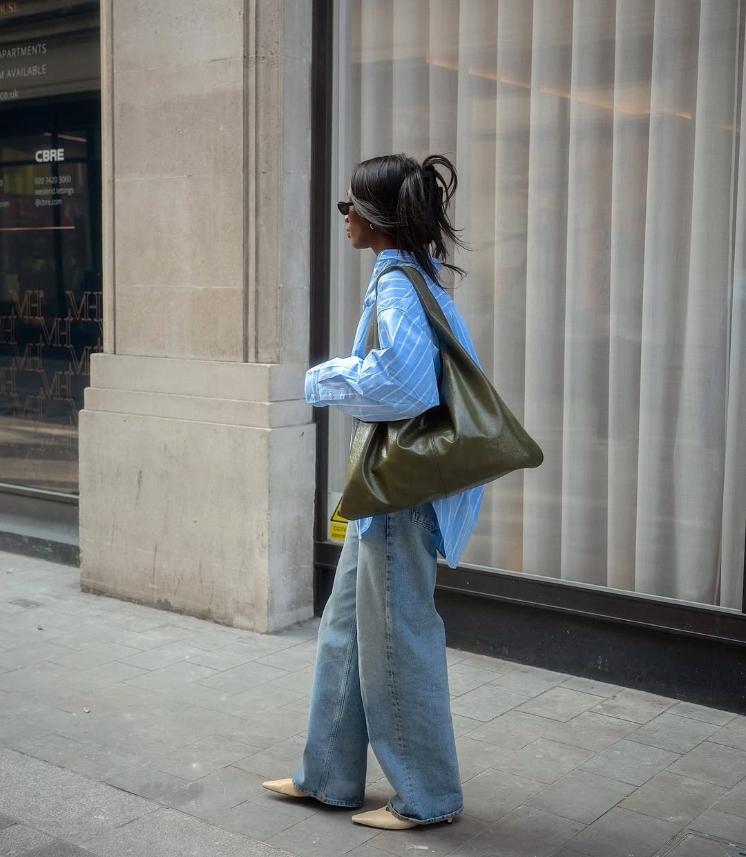 puddle jeans in east London