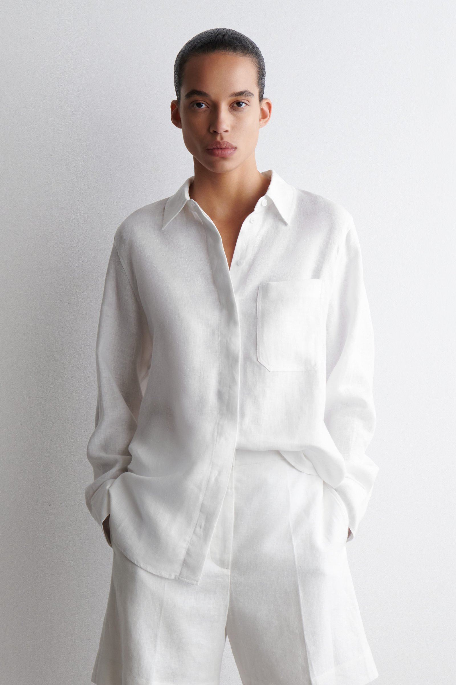 Oversized Linen Shirt