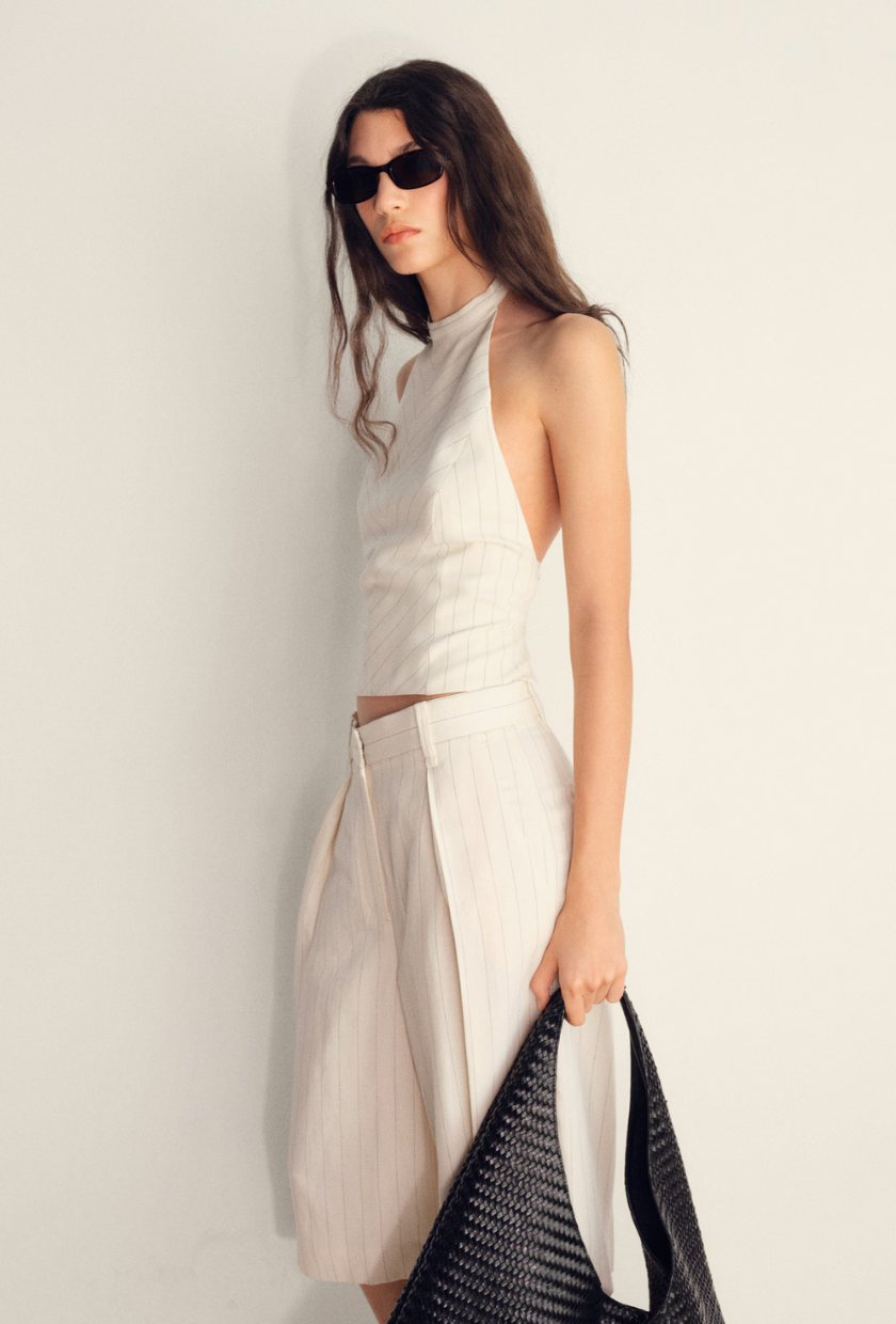 An image of a Mango halterneck top.