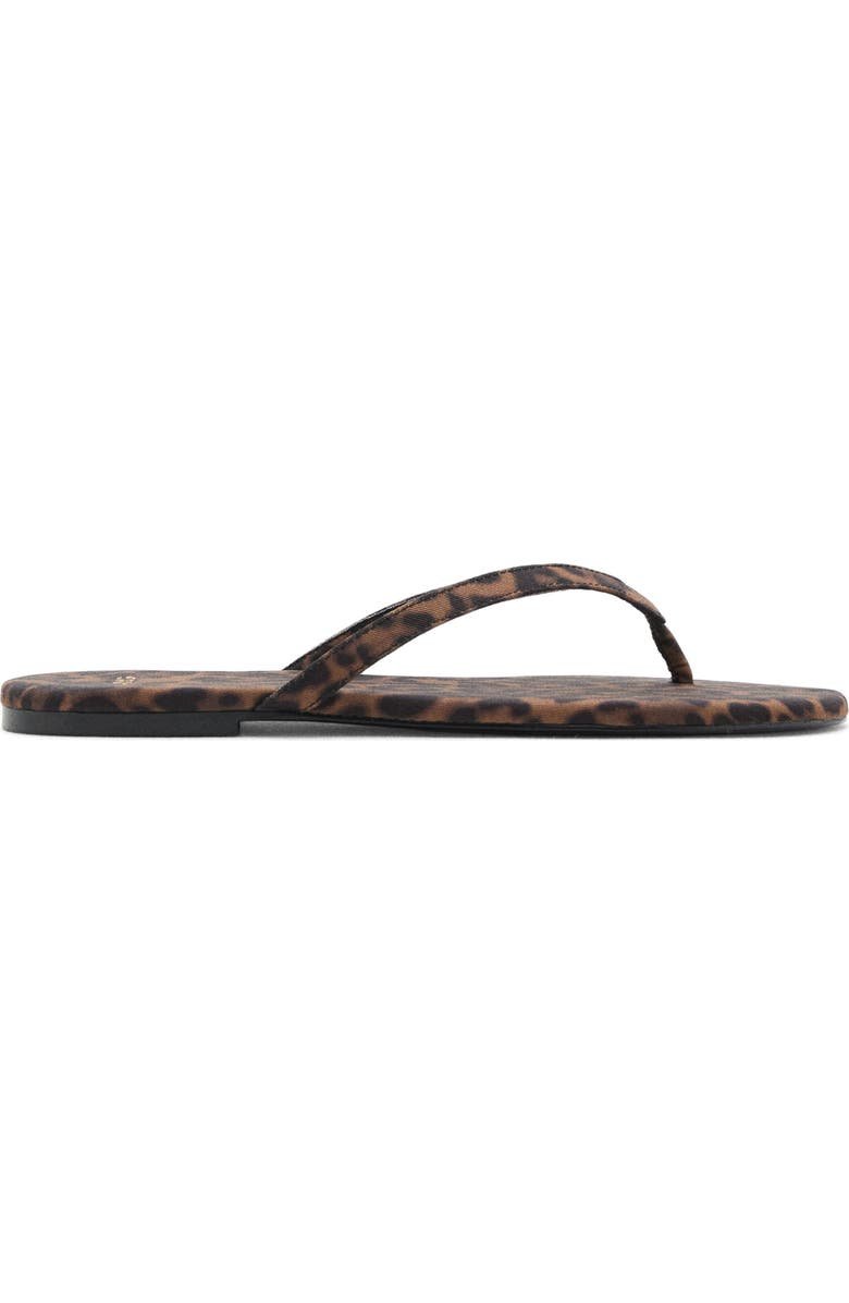 Leopard Print Flip Flop