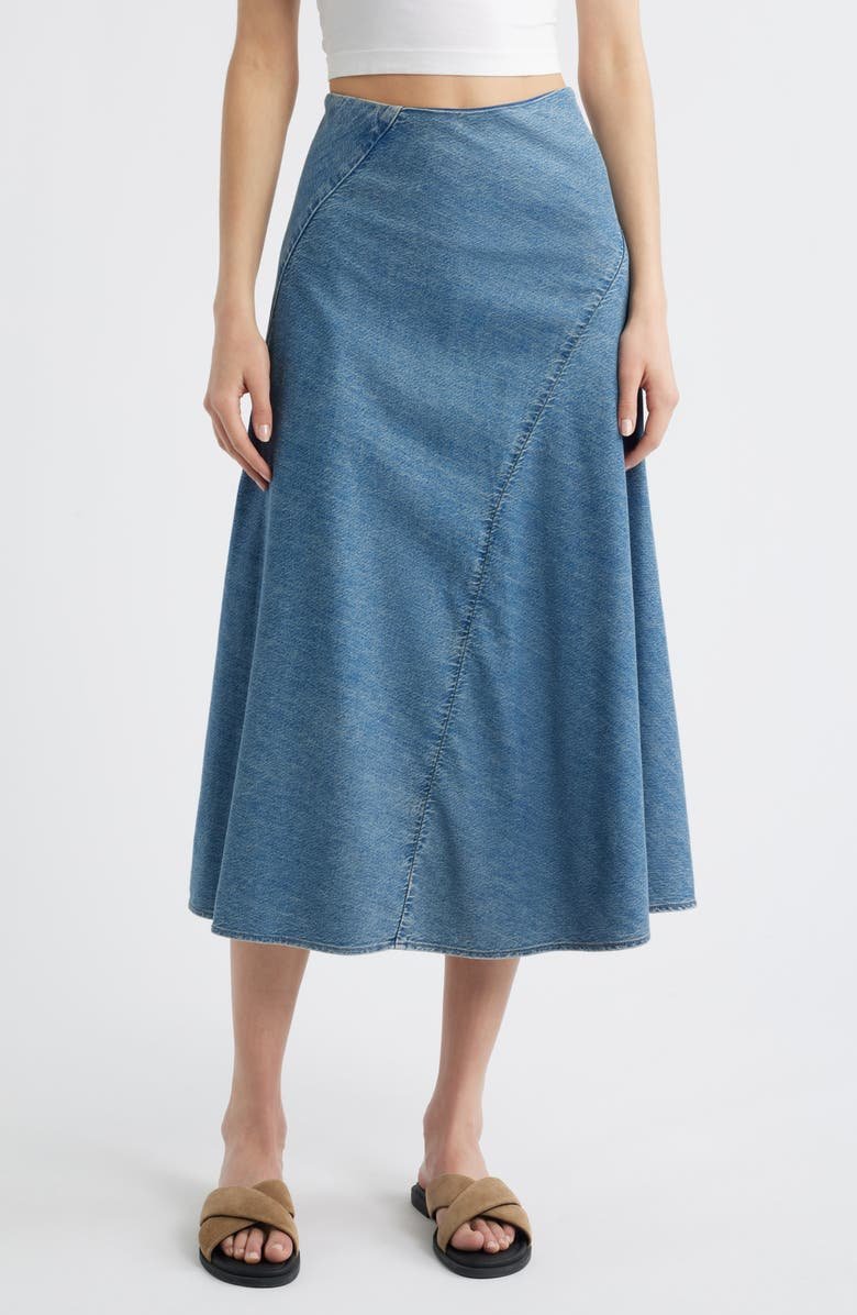 Lisbon Denim Midi Skirt
