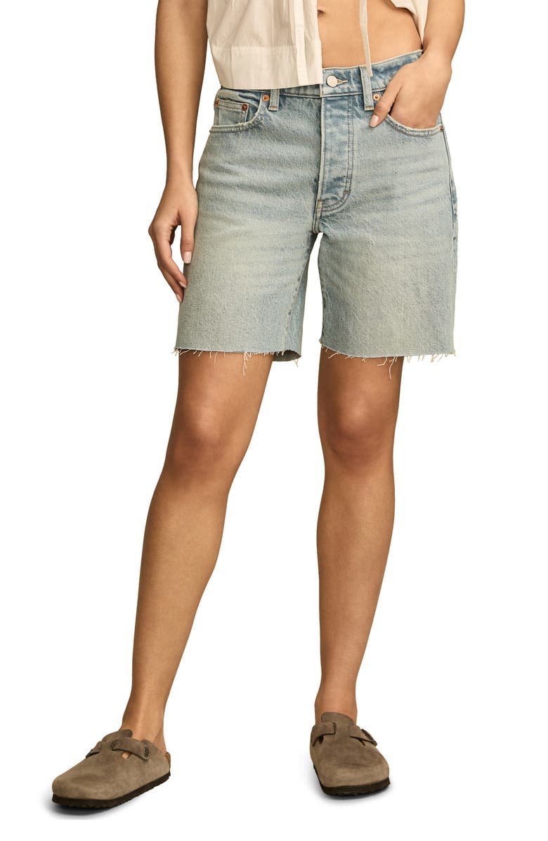 '90s Loose Cutoff Denim Shorts