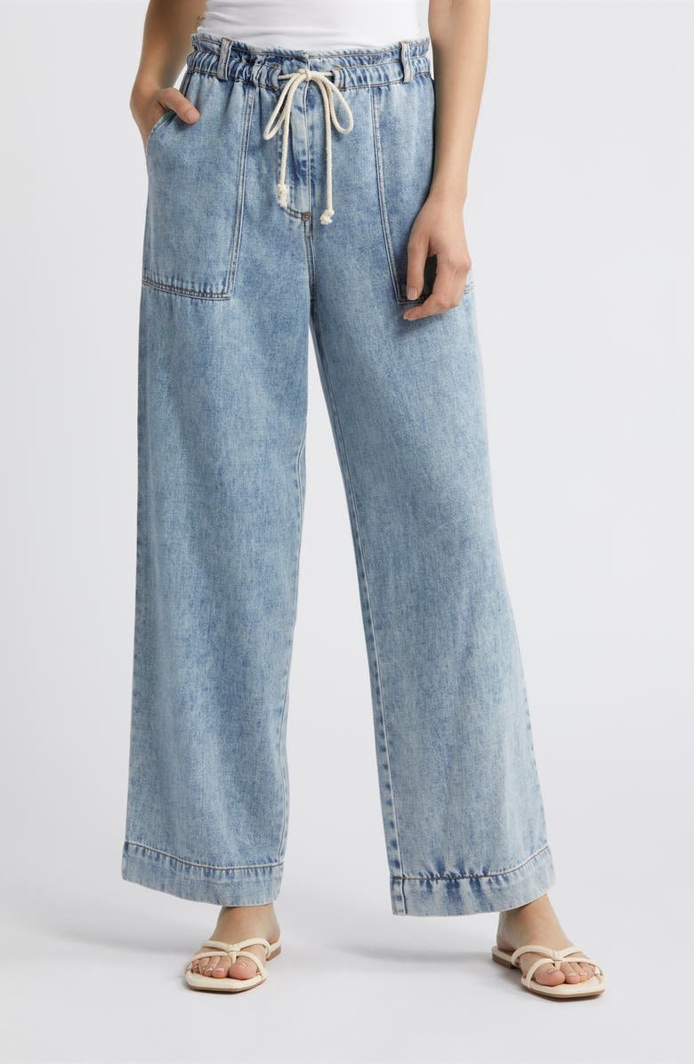 Ryan Wide Leg Drawstring Jeans
