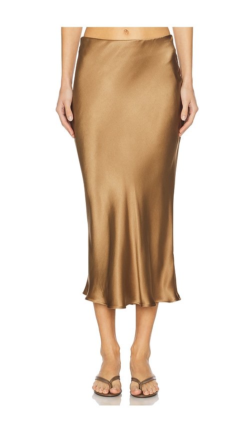 Bar Silk Skirt