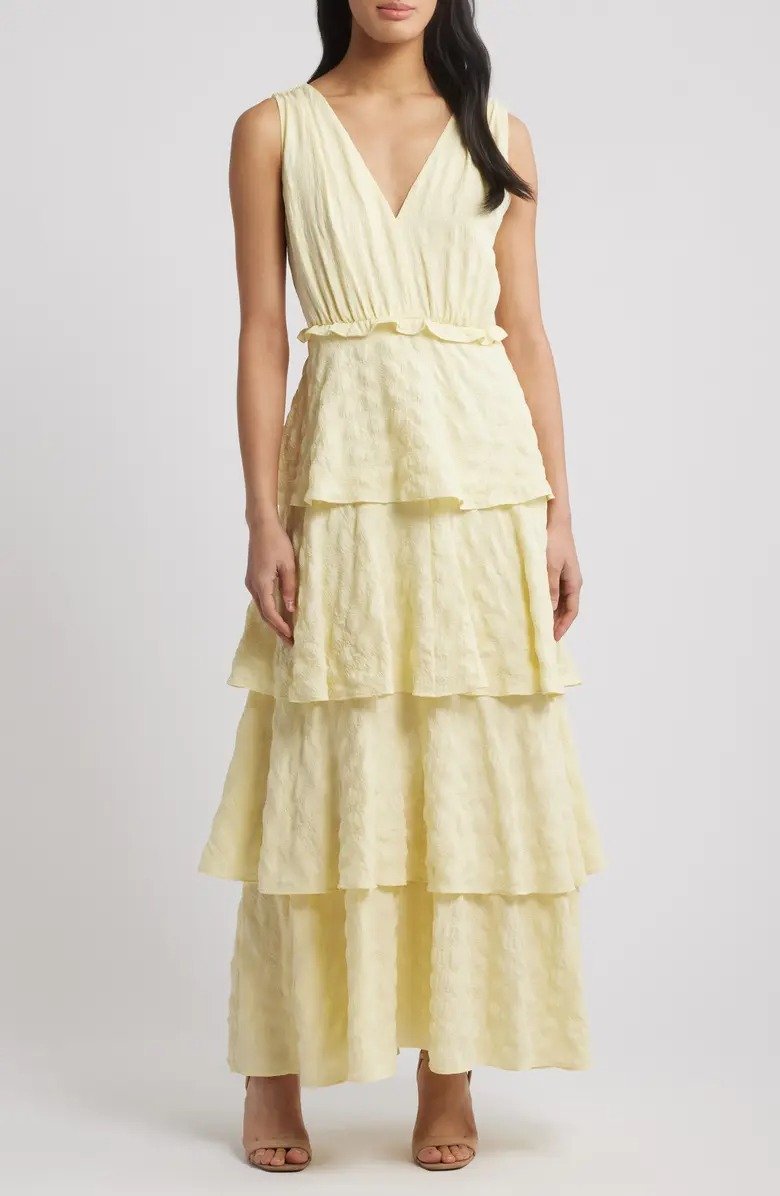 Chelsea28, Floral Tiered Maxi Dress