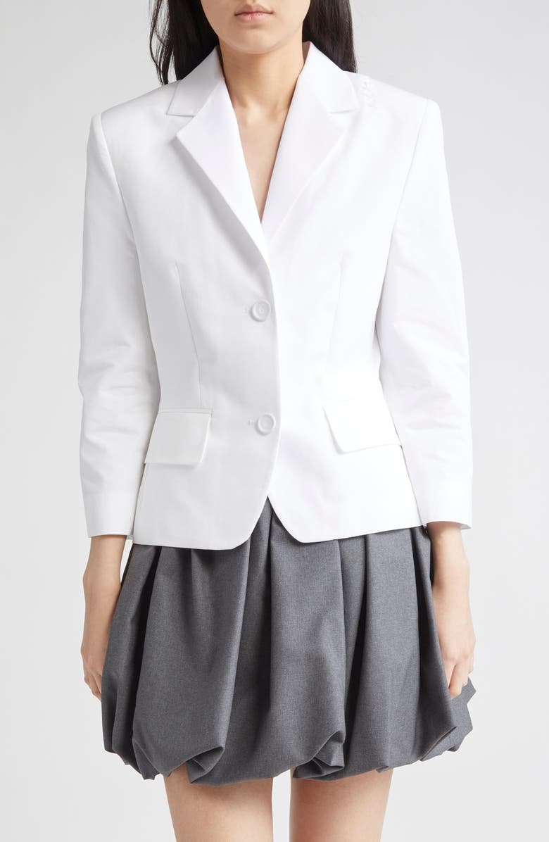 Baby Cotton Poplin Shrunken Blazer