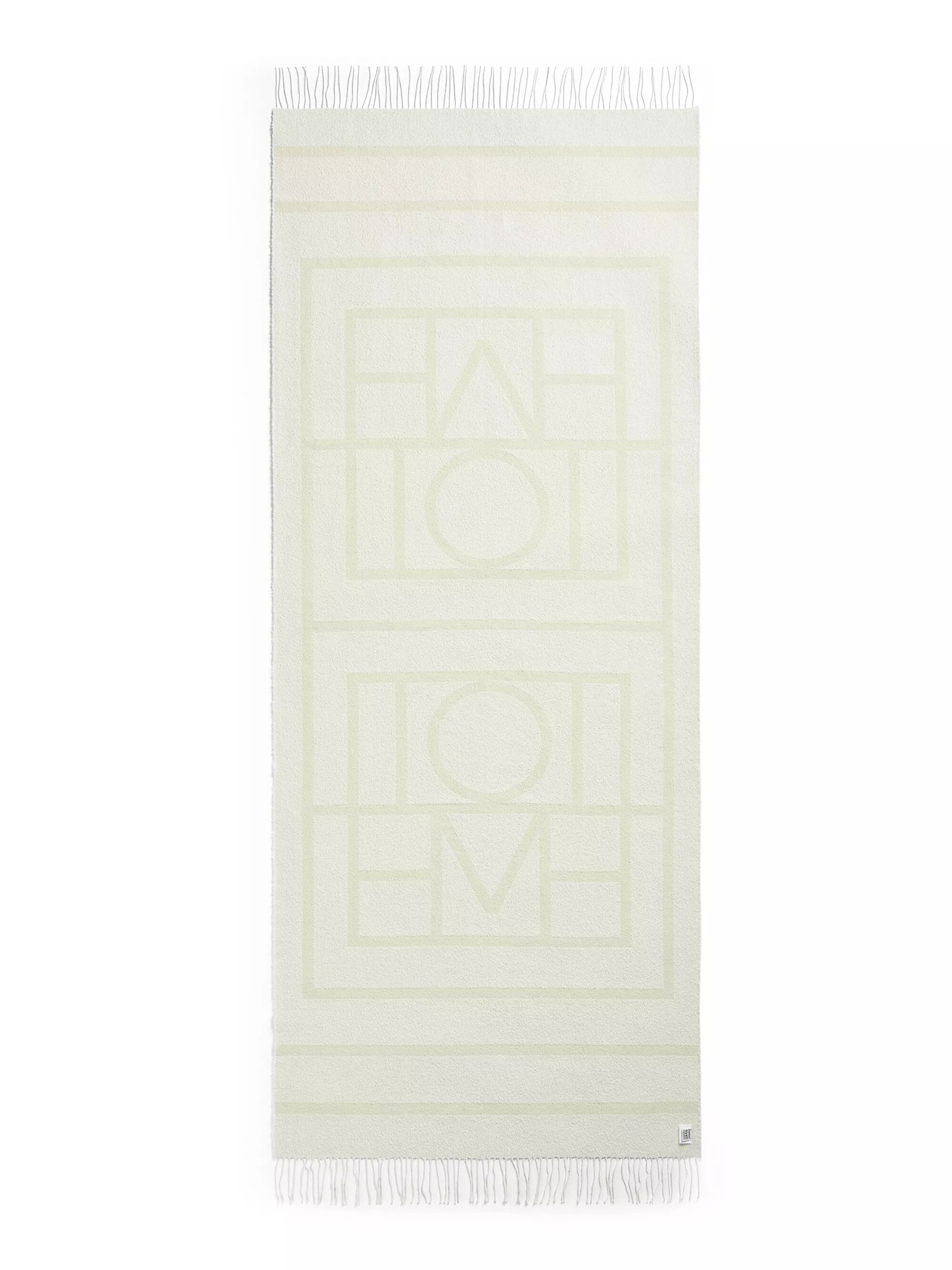 Monogrammed Jacquard Cotton Sarong