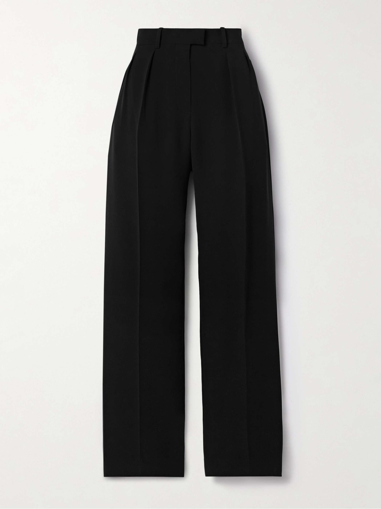 Alfidis Pleated Cotton-Crepe Wide-Leg Pants